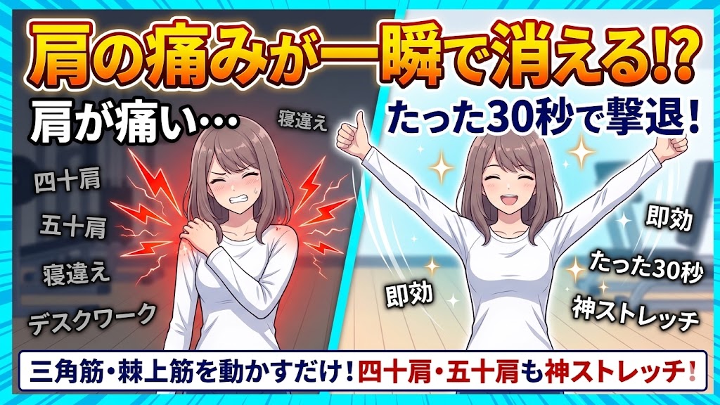 肩の痛みの原因はこちら