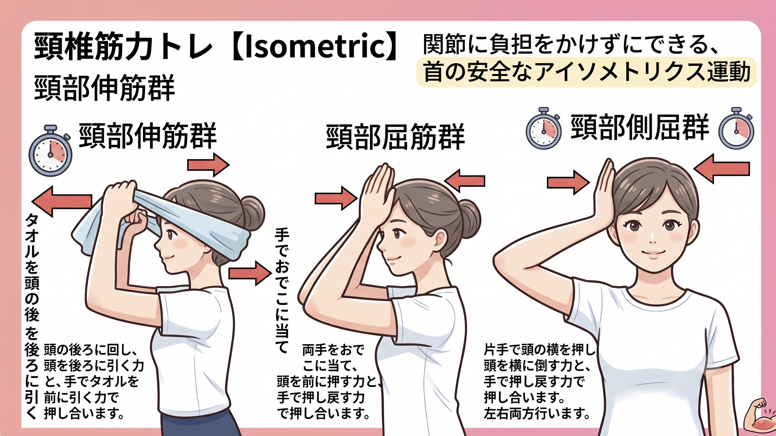 頚椎アイソメトリック
